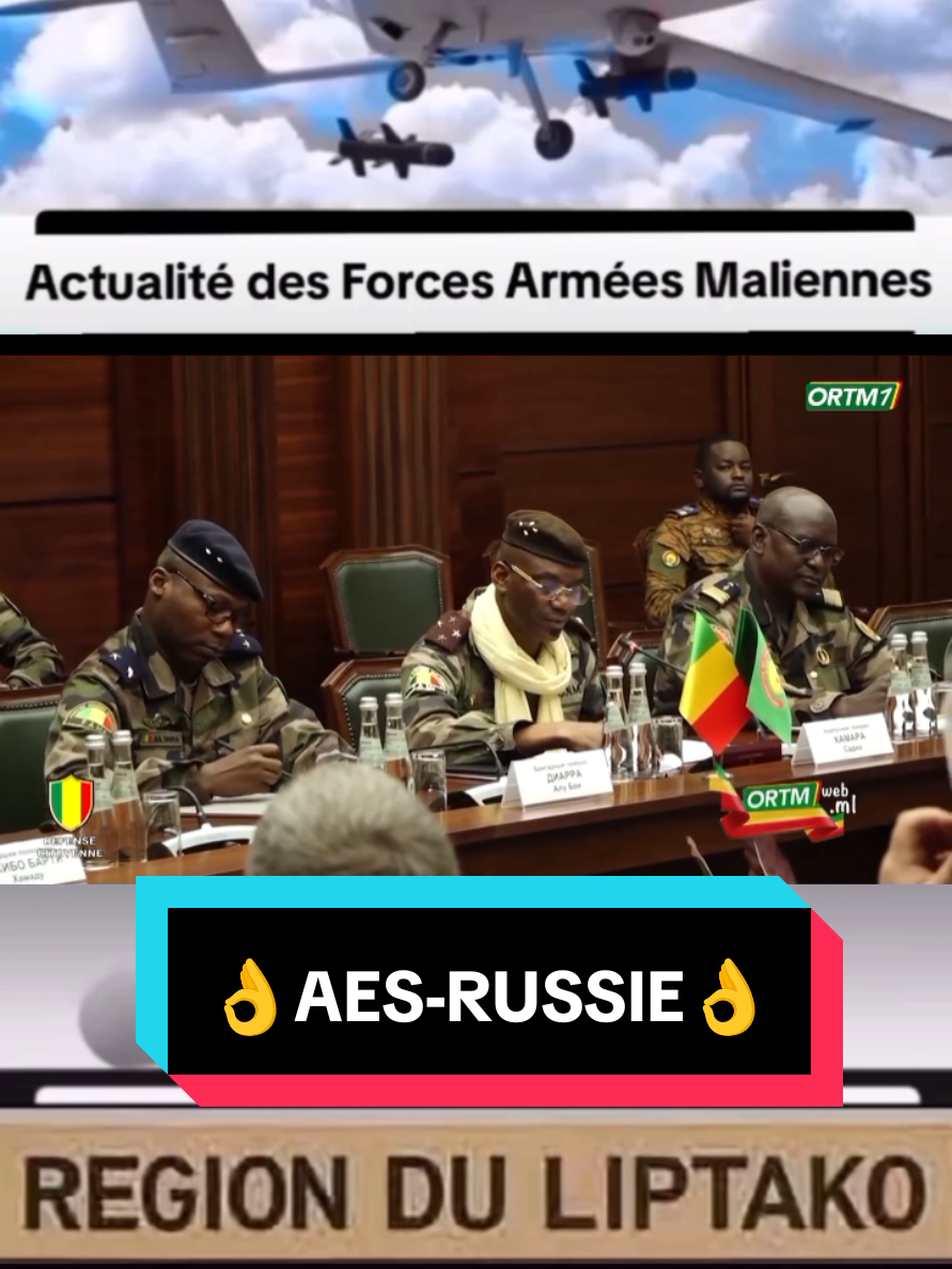 #ORTM - #INFO : #FAMa | Renforcement d'un partenariat sincère entre la Confédération des États du Sahel et la Fédération de #Russie,  les ministres en charge de la défénse de l'#AES rencontrent leur homologue. 
