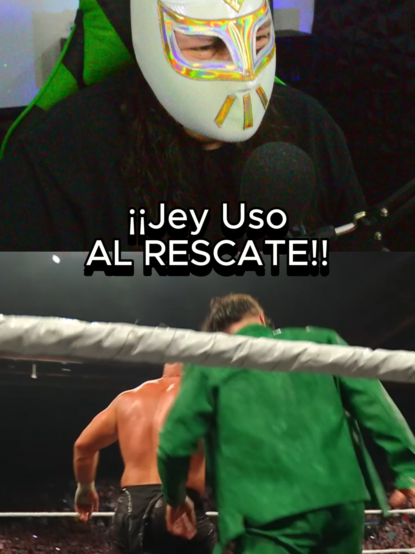¡¡Jey Uso AL RESCATE!! #AAA #WWE #wrestletok #wrestling #prowrestler #WrestleMania #alltime #reto #raw #smackdown #historia #wewantcody #TOP #op #edit #wrestlingtiktok #aew #aaa