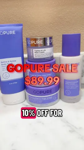 This GoPure Body Bundle covers it all — arms, belly, thighs, and neck. Normally over $190, but today it’s just $99.99, plus another 10% off → only $89.99. ✨ Full-size products that smooth, tighten & firm head to toe. Don’t wait — this price ends in 6 hours! sponsored  #ConfidenceAtYourCore #GoPureBody #FirmingSkincare #BodyCareEssentials #SkincareSavings @Gopure 