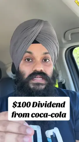 Want $100/month in passive income from Coca-Cola? Here's how much you'd need.. Everyone loves Coke - but can it pay your bills? ~ With a 2.84% dividend yield, Coca-Cola pays $2.84 per $100 per year. So to earn $100/month = $1,200/year, you'd need to invest around $42,200. Sounds like a lot? That's why most investors start with ETFs like SCHD, VOO, or VFV, which offer better diversification and smoother growth. • • Dividend investing isn't get-rich-quick - it's get-rich-for-sure (slowly). Start small. Stay consistent. Let time and DRIP do the magic. Keywords: dividend investing, passive income, dividend yield explained, stock market Canada, TFSA investing, how to invest in Canada, SCHD, VFV, VOO, Canadian finance tips, financial literacy, Wealthsimple, long term investing