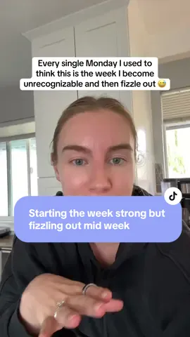 If you start every week strong but fizzle out mid week 👉🏻 #fitnessgoal #healthyhabits #75soft #fatlosschallenge #habitbuilding 