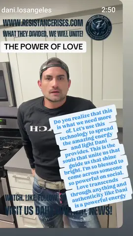 One of the most positive experiences social media can provide. Dani puts so much time energy and dedication to helping humanity ✨️🙏💯🔥#loveandlight #enlightenment #empowerment #knowledge 