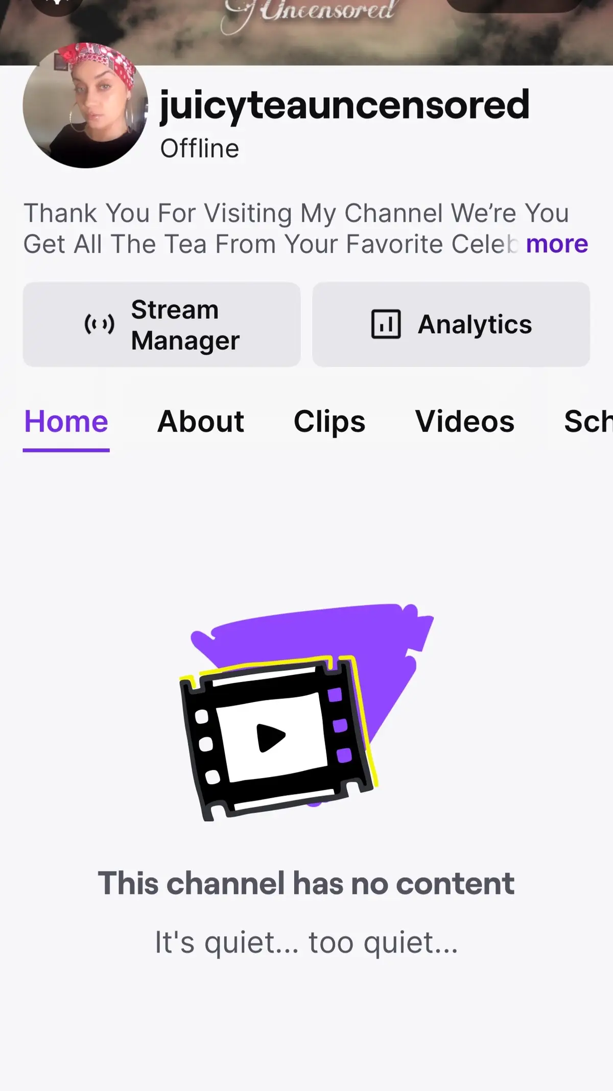 Hey guys go follow my Twitch Account I will be going live tomorrow. #twitch #juicyteauncensored #fyp #viralvideo 