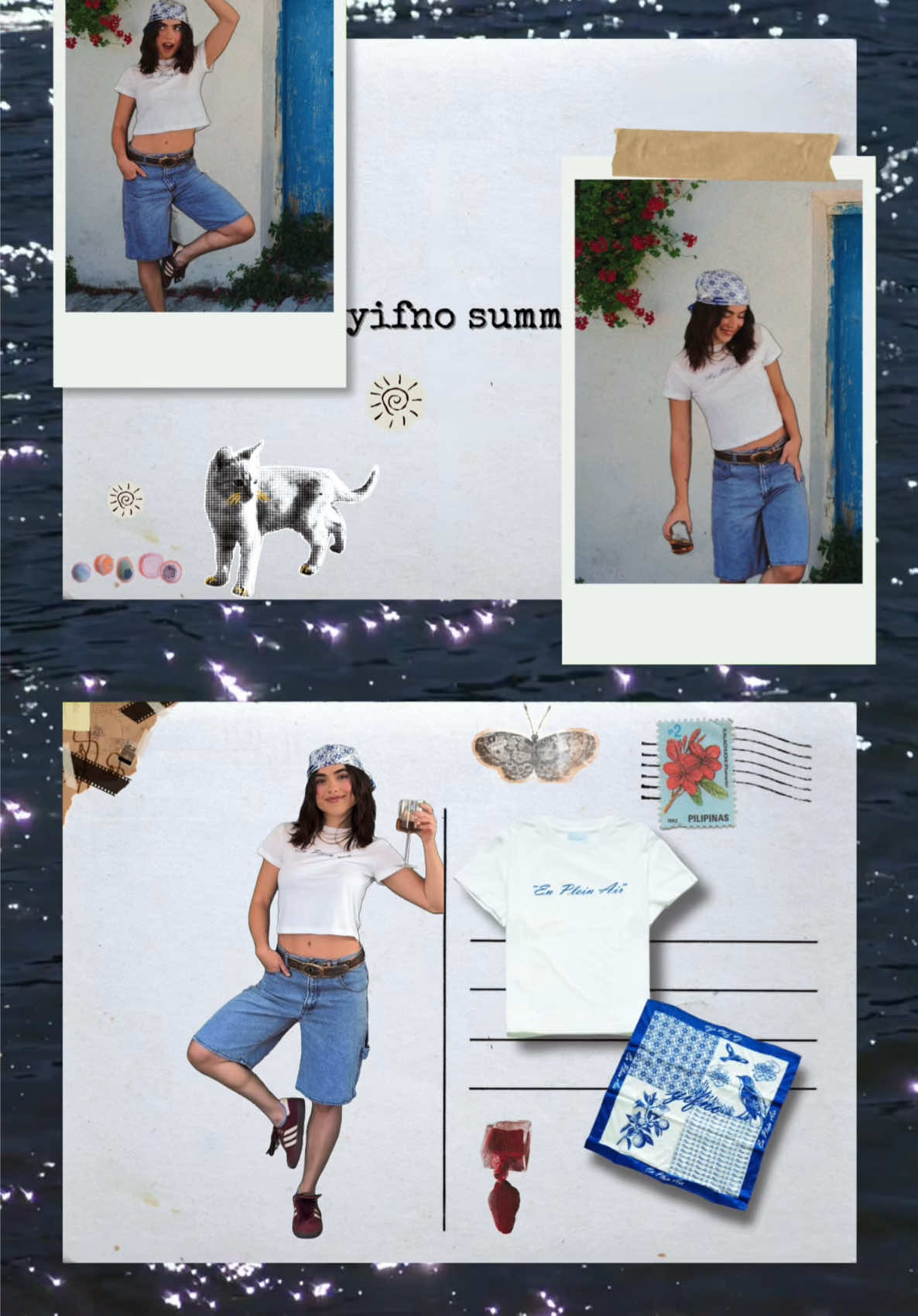 A @YIFNO summer by me, en plein air  #outfitoftheday #styletok #fashiontiktok #fashionedit 