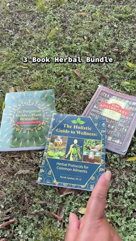Grab your 3 book herbal bundle at the cart.  #herbalremediesbundle  #herbalbundle  #3bookbundle  #holistic  #tiktokshopcreatorpicks 