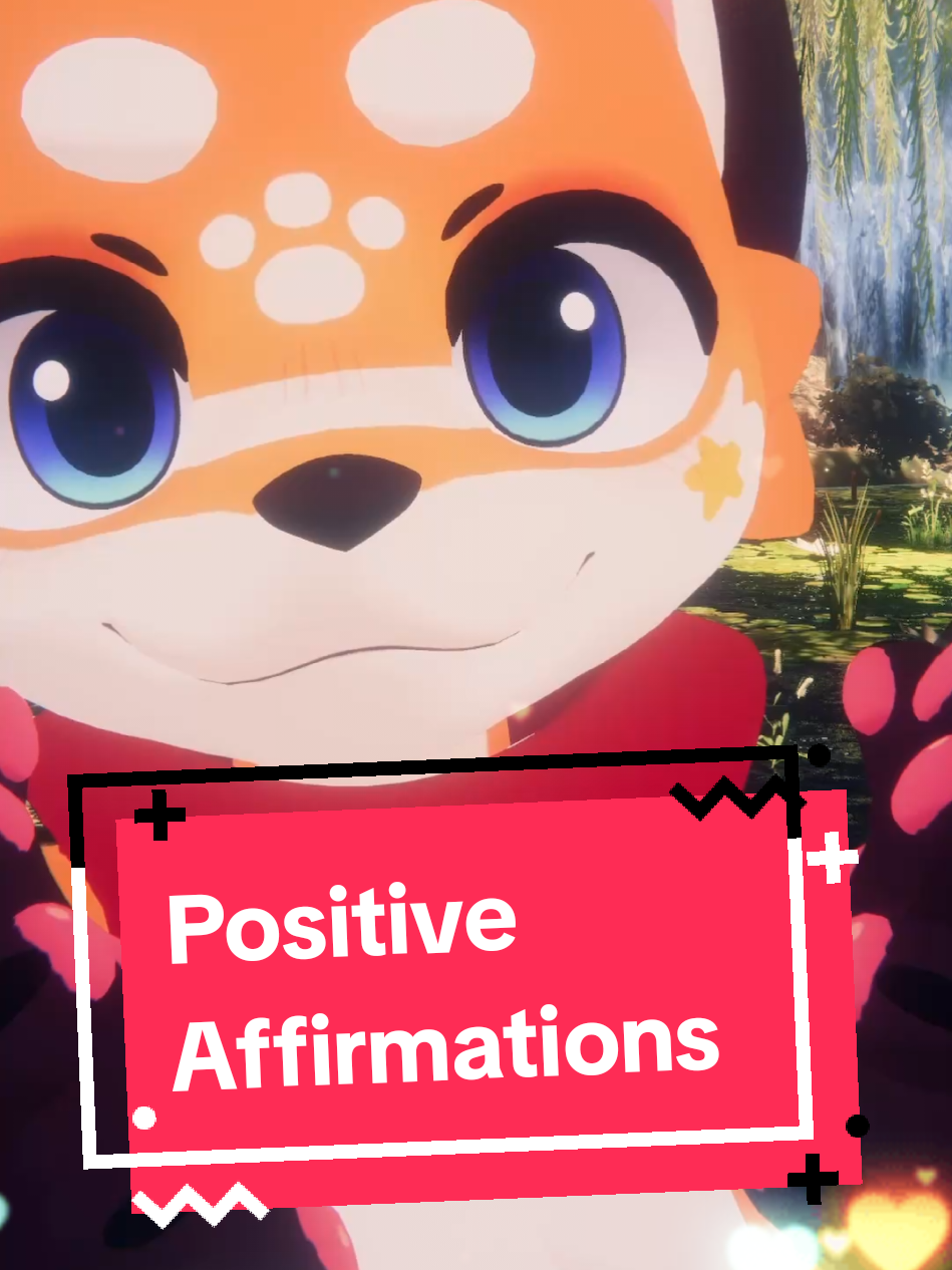 Positive affirmations I've collected on the internet ✨️💕 #vr #vrchat #furrytiktok #funnyvrmoments #vrc 