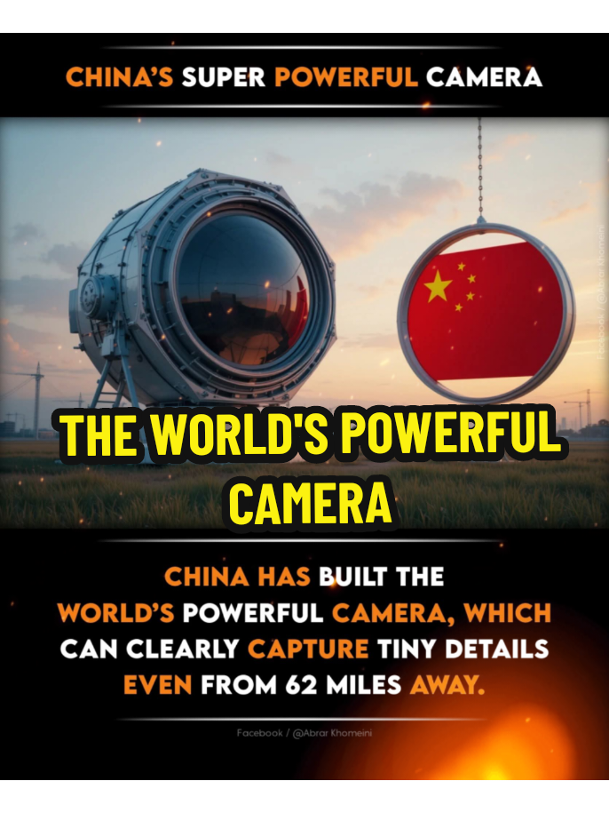 Okay, this is actually mind-blowing 🤯 China just tested a new laser camera that’s basically superhero-level tech. We’re talking about seeing a single strand of hair... from 62 MILES AWAY. They tested it over Qinghai Lake and it’s nearly 100x sharper than the best spy satellites or telescopes we have now. Just think about the possibilities for science and discovery! 🌍 What would you use a camera like this for? Let me know 👇 #TechTok #FutureTech #Innovation #Science #Engineering 