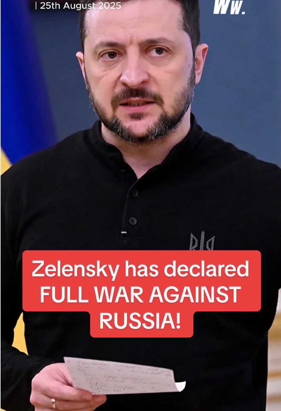 Zelensky has declared total WAR AGAINST RUSSIA #zelensky #Ukraine #war #russia #news