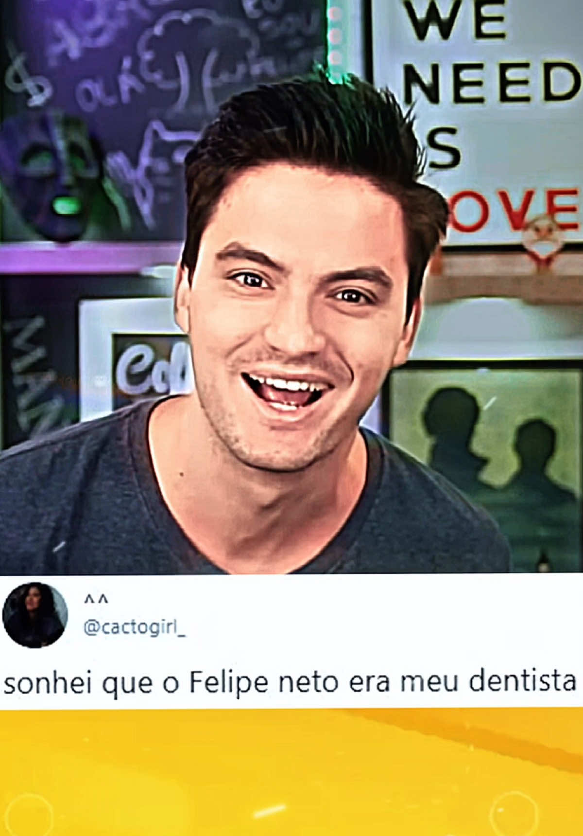 Sonhos com Felipe Neto 🦉😂 #felipenetonotiktok #felipenetomemes #felipenetocortes #fefo❤️🦉 #netolab 