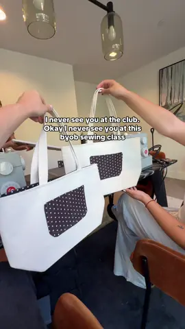 Tag your bestie! 🪡 🍷 Get tickets via our link in bio to this 4-hour sip & sew tote bag workshop in Inglewood! Pro-tip: It's BYOB (beer & wine only) Who's in? #LABucketList #LA   