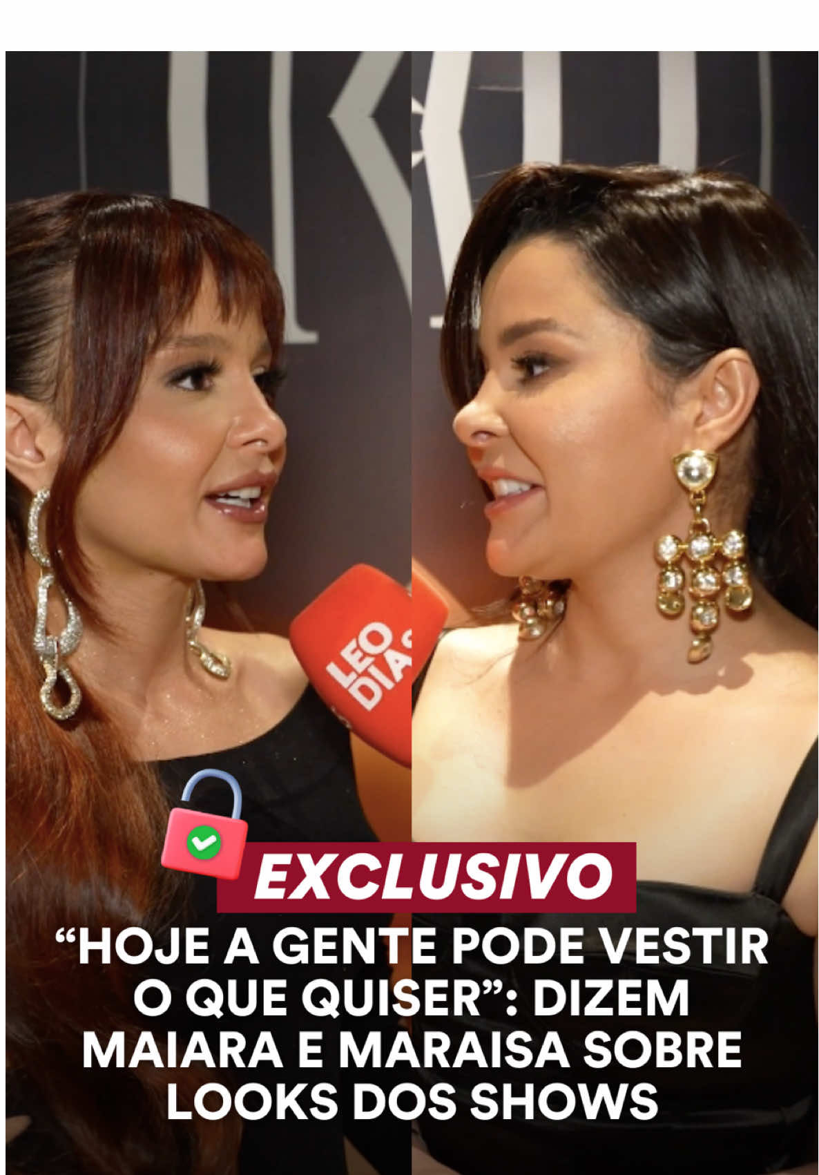 Na última terça-feira (19/8), em São Paulo, Maiara e Maraisa participaram do DVD “Intuição”, de Yasmin Santos. Elas concederam uma entrevista para Mônica Apor, repórter do portal LeoDias, ocasião em que falaram das roupas deslumbrantes que costumam usar nos shows. A dupla sertaneja ainda contou que gosta tanto da área que costumam estudar sobre moda. VEJA! 