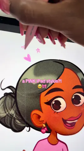 if you like having pink apple accessories this is for you 🎀🫧✏️ #drawing #ipad #ipadstylus #digitalart #procreatedrawing #illustration #arttok #artistsoftiktok #procreate @ESR US thank you! 😊💕 