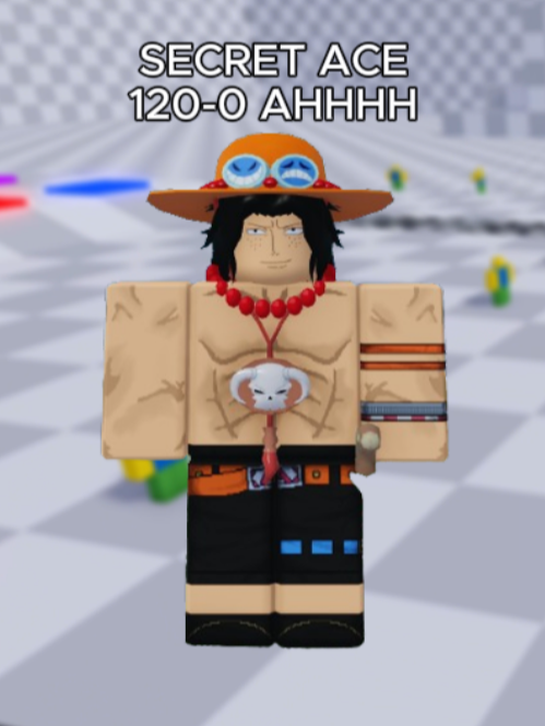 ABA Secret Ace 120-0!!!! #animebattlearena#roblox#aba #ace #onepiece