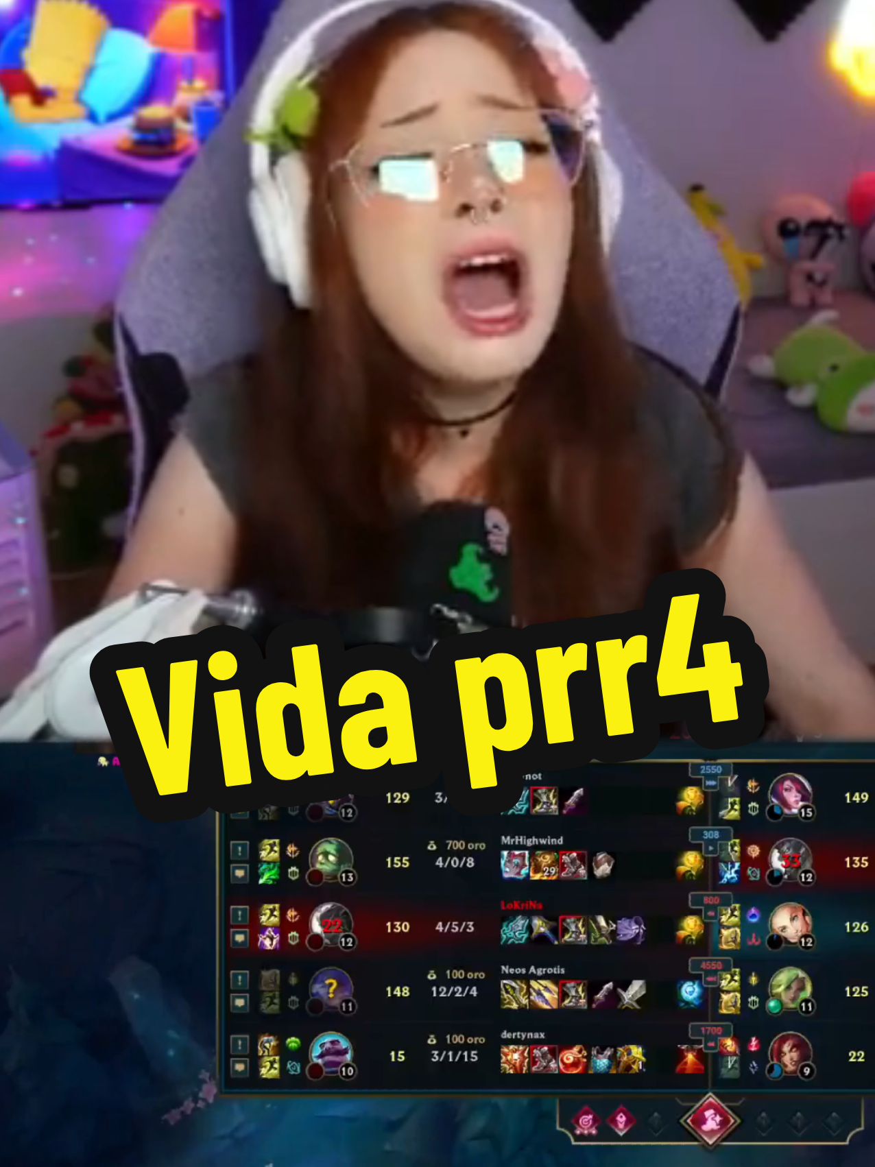 MI SUERTE ES INFINITA 😔 #leagueoflegends #riotgames #lolclips #lolmemes #streamergirl 