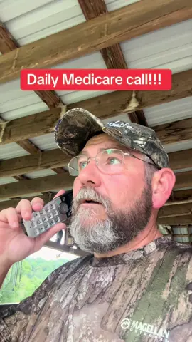 Daily Medicare call! #hollerlife #tiktok #comedy #funny 