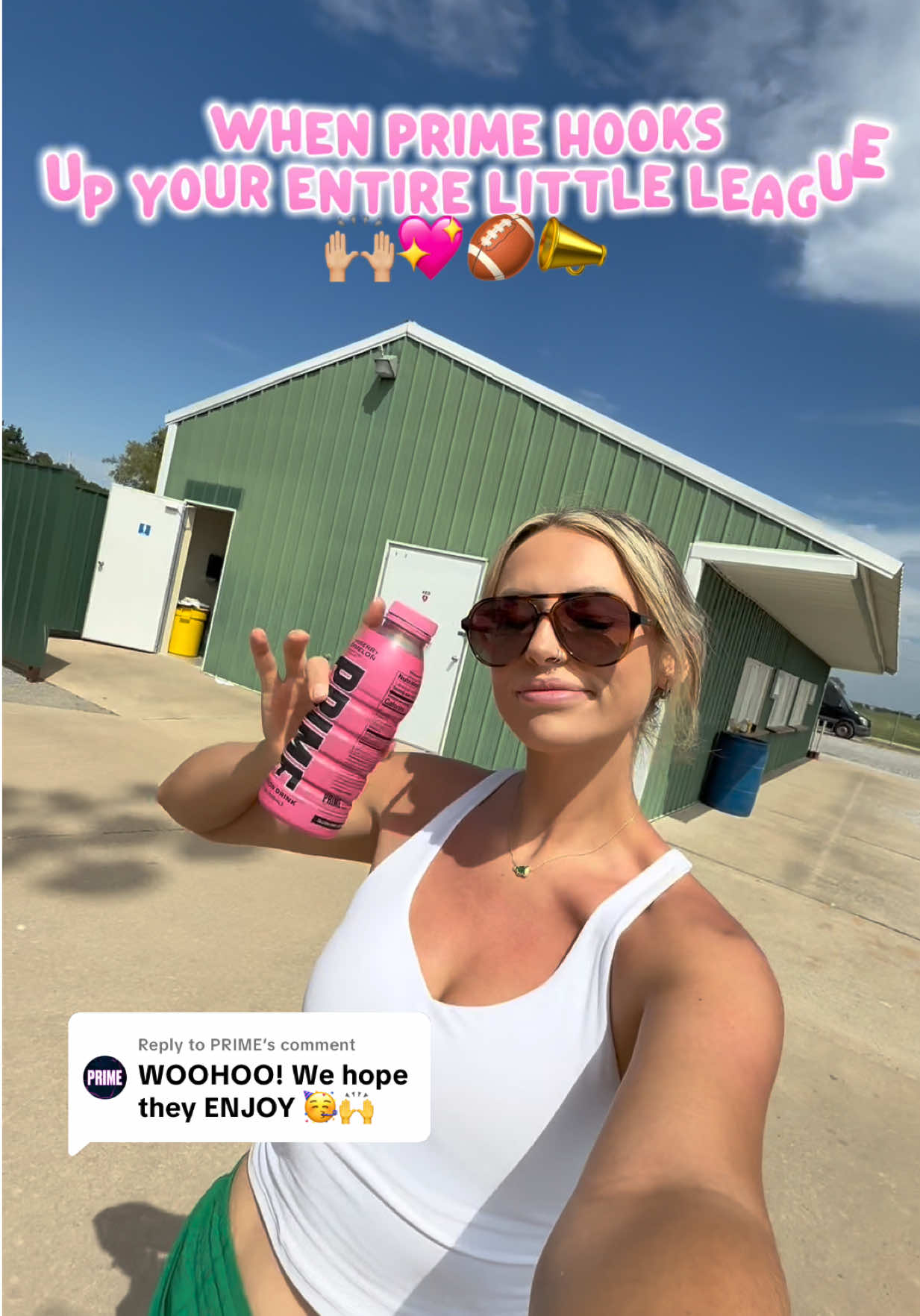 Replying to @PRIME we had the BEST football Saturday!! It was so much fun and the kids loved it! 🏈🎉💖 (Posted with parents permission💖) #primehydration #millennialmoms #MomsofTikTok #chelsieashley #littleleaguefootball @PRIME 