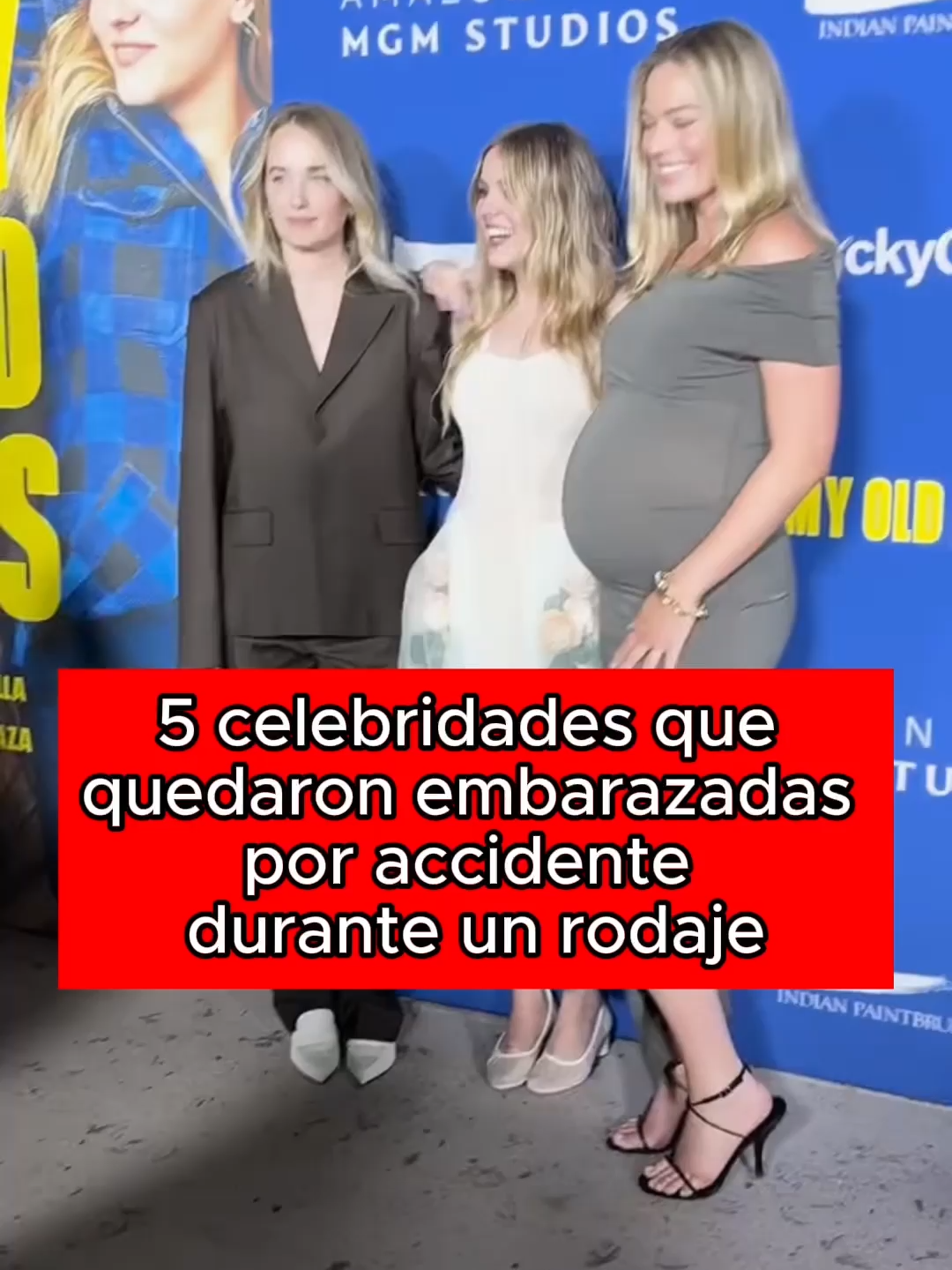 5 celebridades que quedaron embarazadas por accidente durante un rodaje