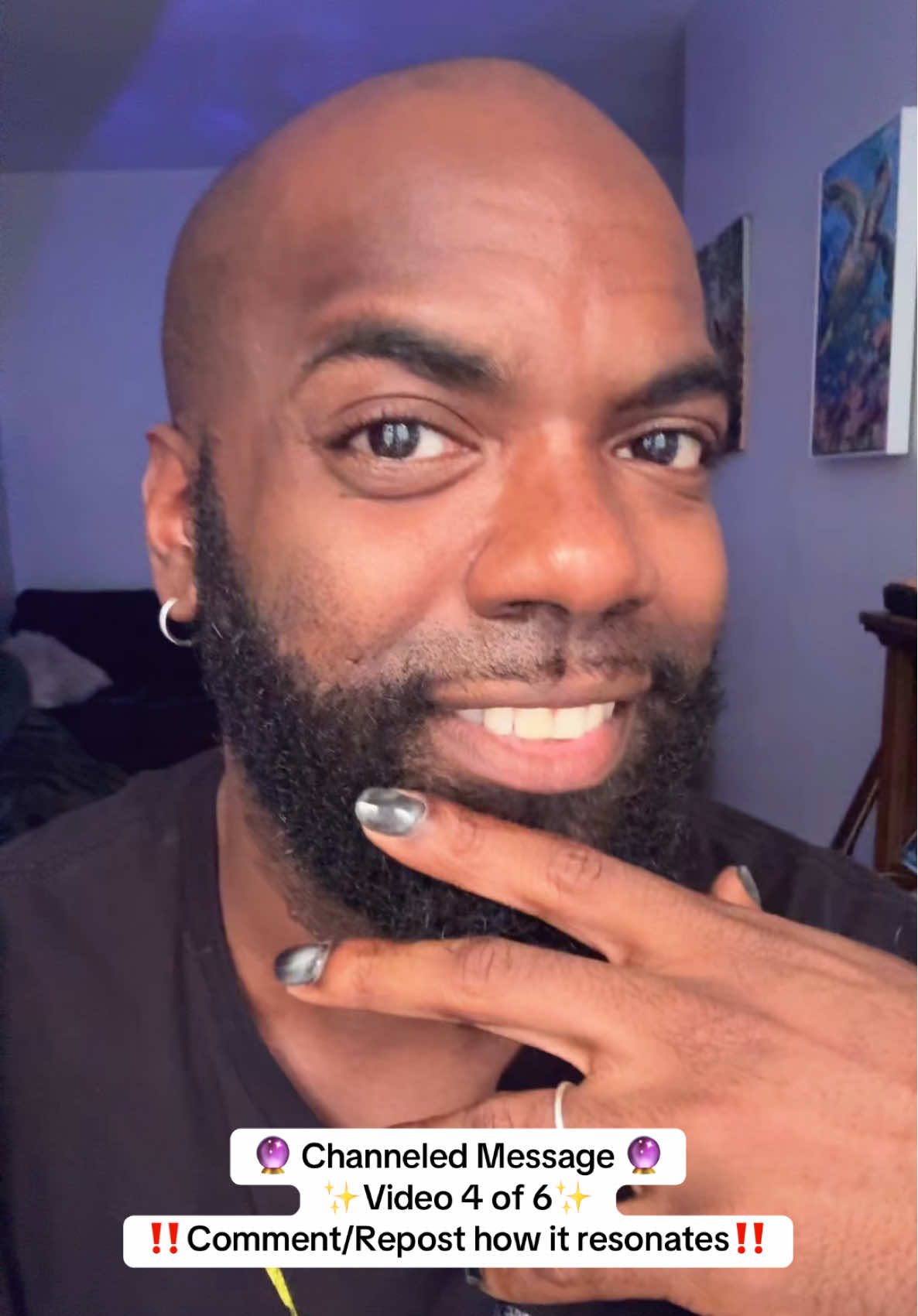Video 4 of 6: I posted six videos… Comment which spoke to you 🤍✨ #fyp #intuition #foryoupage #spiritualtiktok #tarotwithterrell 