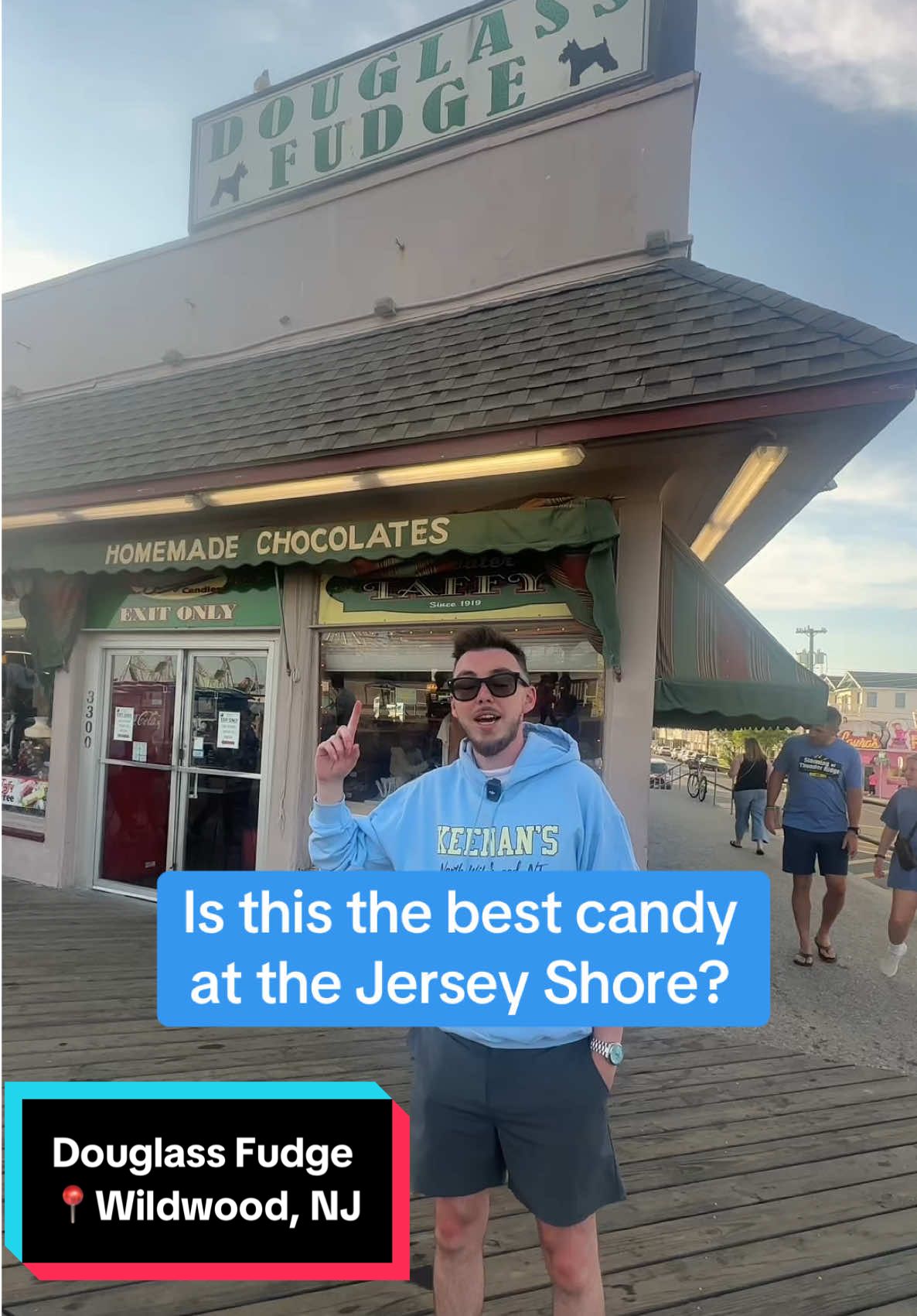 Is @douglasscandies the best candy at the Jersey Shore? Let’s find out! #jerseyshore #southjersey #candy #fudge 