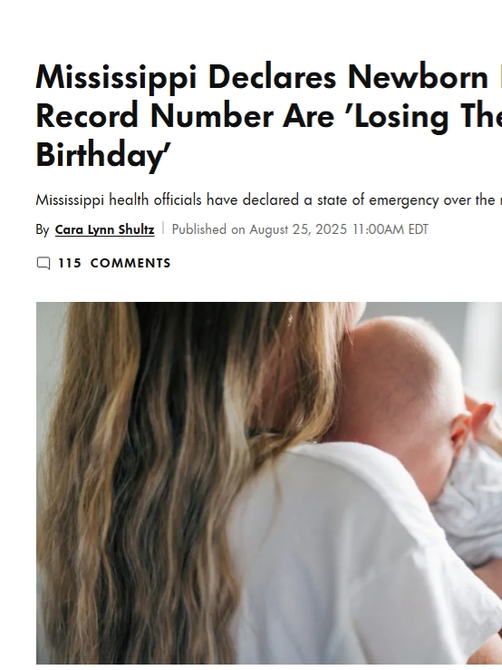 25AUG2025  #MISSISSIPPI HAS A HUGE PROBLEM WITH INFANT MORTALITY RATES BUT MAGA #washingtondctiktok #CRIME #TRUMP