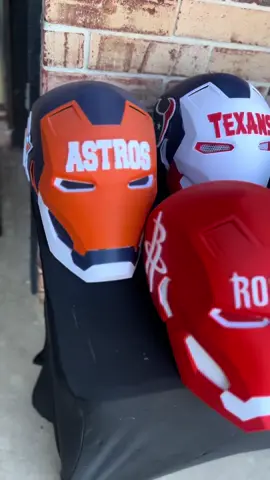 ARE YOU READY FOR THE SEASON!!! Custom helmets and chains!! #houston #htown #airgrafix