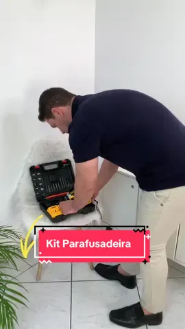Kit Parafusadeira / furadeira com impacto 21v 2 baterias mais maleta com acessórios. 😱😍🔥🔩 #tiktokshop #parafusadeira #furadeira #ferramentas #facavocemesmo 