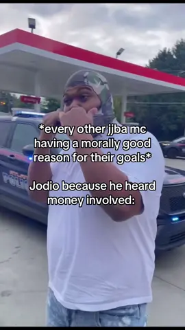 Manz was willingly to risk it all just to have some money while everyone did it to save someone they love 😭 #jodio #jojolands #jojos #jojosbizarreadventure #jjba 
