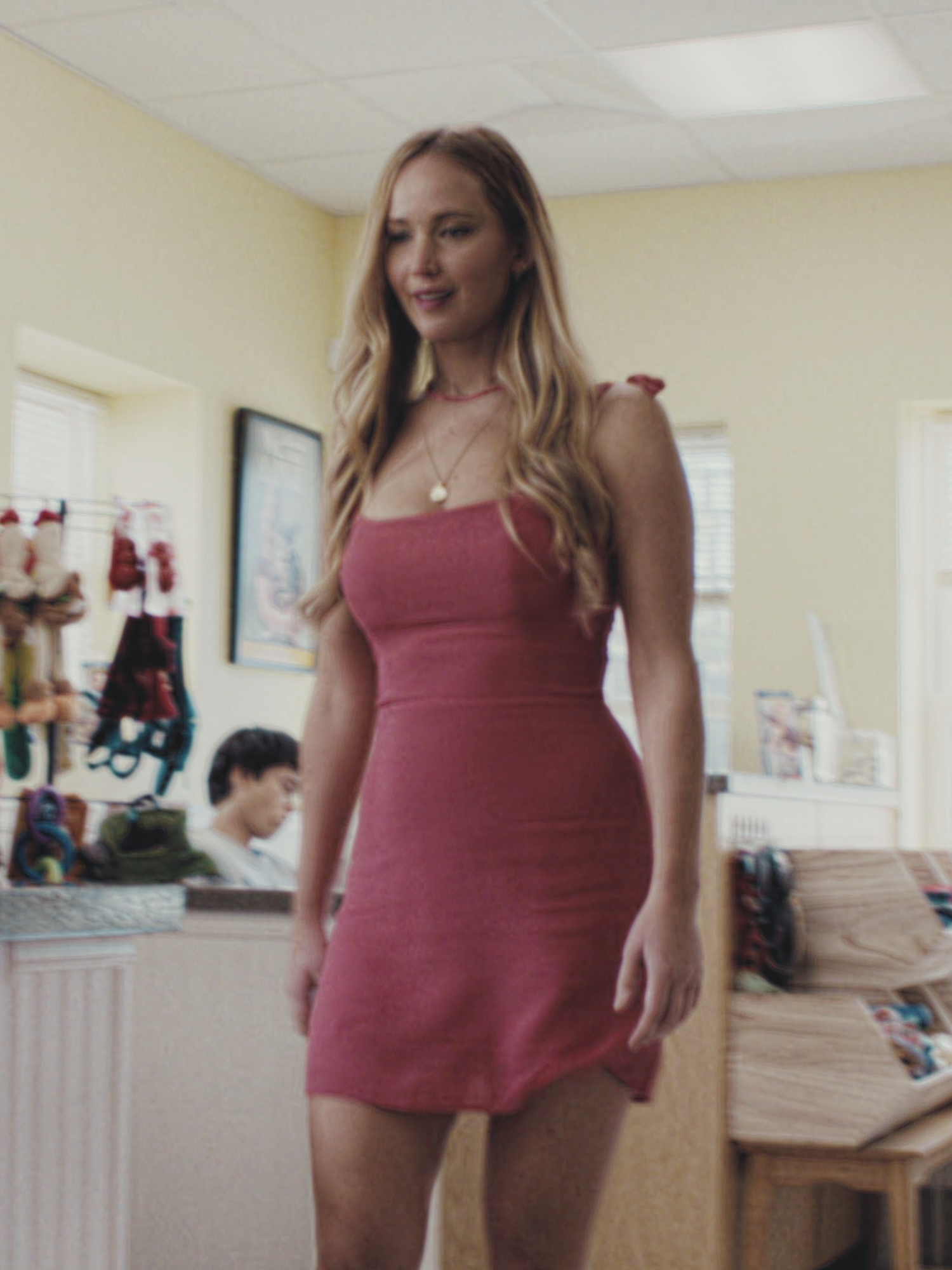 jennifer lawrence is legit aging backwards i cannot believe shes 35... #maddiebarker #jenniferlawrence #nohardfeelings #fyp