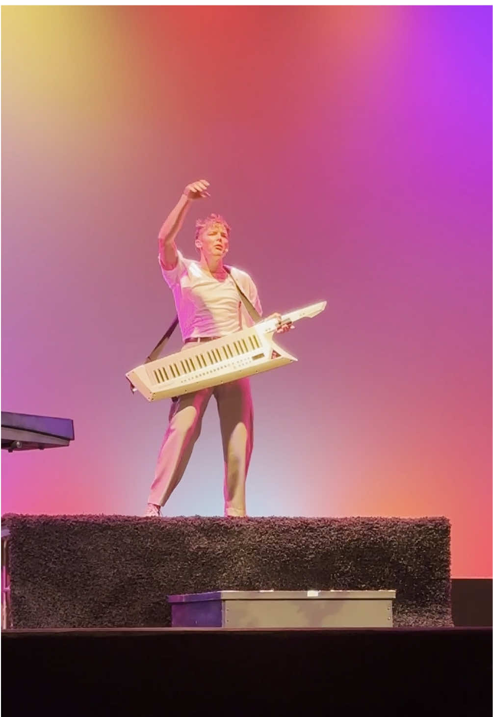 Played piano so hard I’m not hungry anymore… 🤷‍♂️  My Atlanta show was SUCH A BLAST 🎹 #piano #pianoshow #funny #reaction