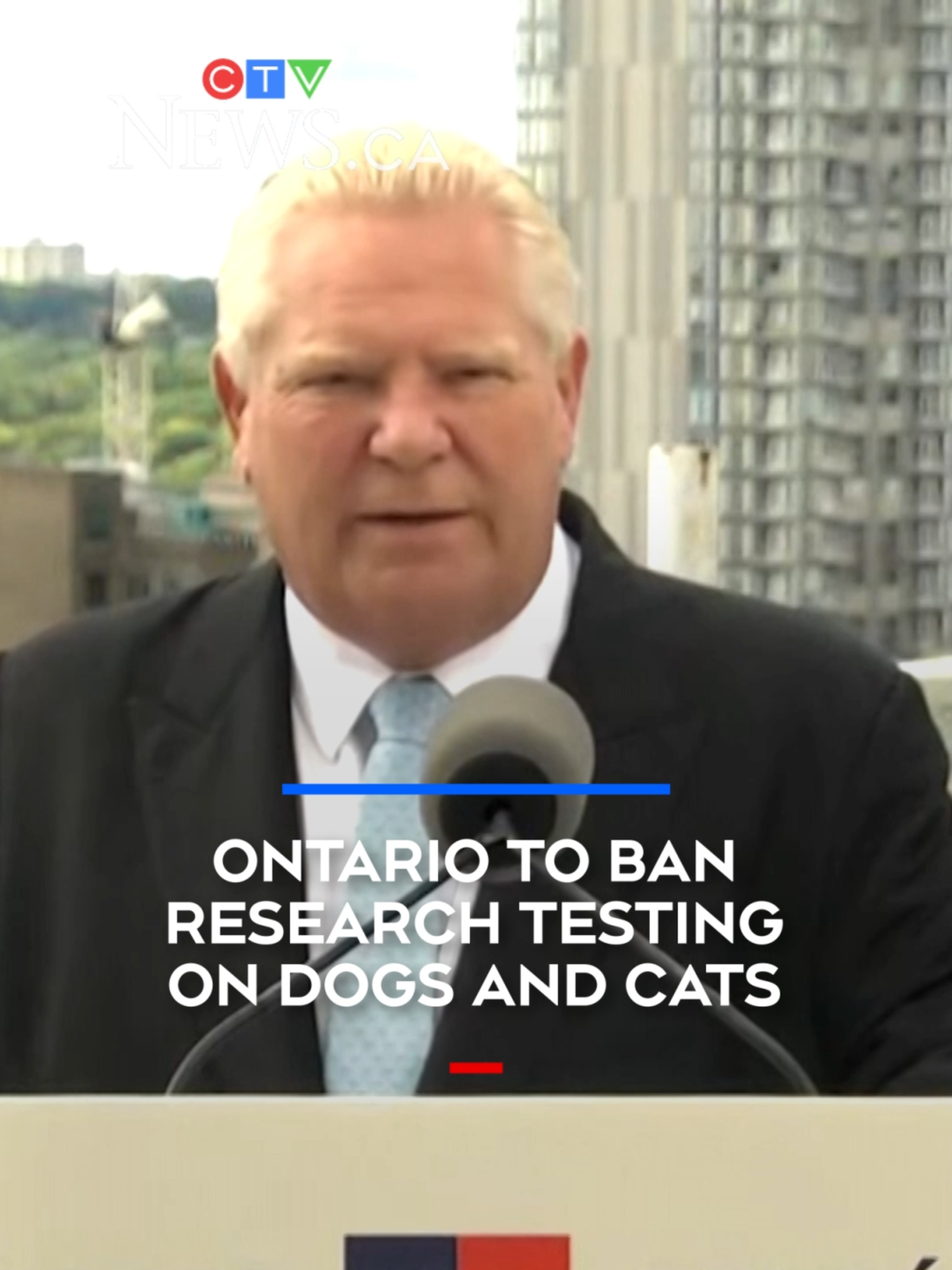 Ontario will ban research testing on dogs and cats, Premier Doug Ford said Monday as he called the practice “cruel.” Two whistleblowers came forward to Animal Justice earlier this year with concerns about dogs undergoing tests for cardiac research at the Lawson Research Institute at St. Joseph’s Health Care London. #ford #ontario #dogs #news