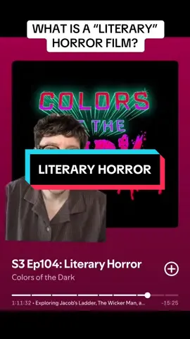 A fascinating podcast episode about “literary” horror films! @Rebekah McKendry PhD #podcast #horror #horrortok #weapons #literary 