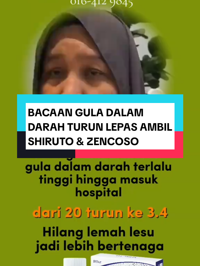 Sgtlah beruntung orang diabetic dpt amal shiruto.. Diabetic - pengaratan Dan Keradangan dah berganda lebih cepat Dan banyak berlaku dlm. badan. Shiruto is like.. to the rescue. A major protective factor.. Cholesterol pun dia Kasi turun Radang turun.. Insulin sensitivity bertambah. Jadi shiruto is a YES untuk diabetic akan hilangkan lesu lemah lemah Dan memberikan tenaga. Jom nak dapatkan shiruto boleh hubungi syikin 016- 412 9845 #diabetes #shirutovitaminsofimmunity #bewithqeen #fy #penang 