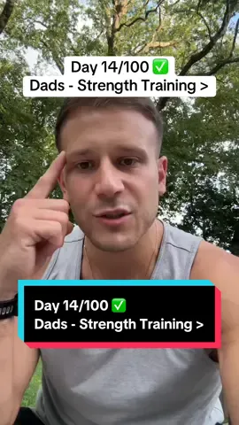 Day 14/100 ✅ Strength Training > #creatorsearchinsights #dadstrength #strengthtraining #dadbods #strength 