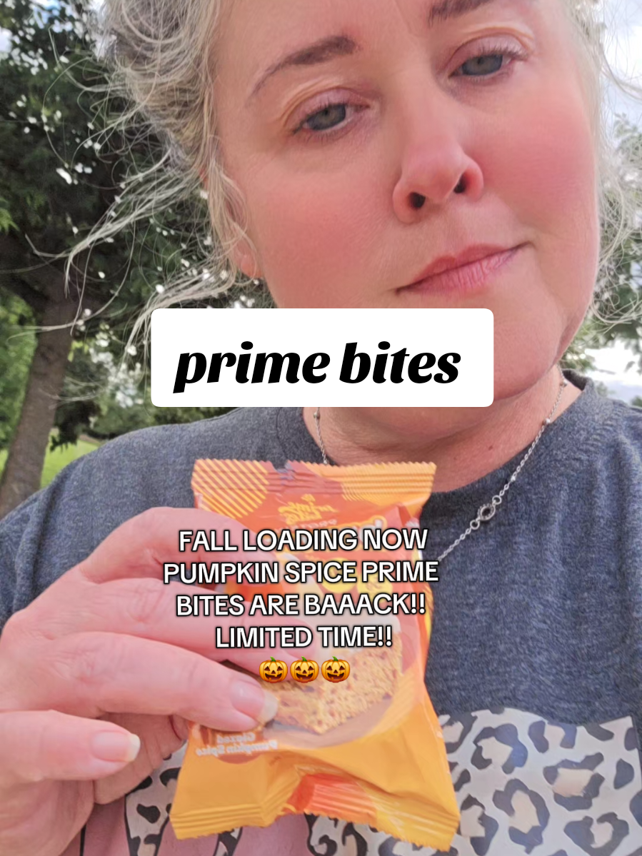 TODAY SHE IS HERE!! #pumpkinspice #primebites #tiktokshopcreatorpicks #creatorpickspersonalcare *prices change daily and accts vary @Prime Bites Protein Treats 