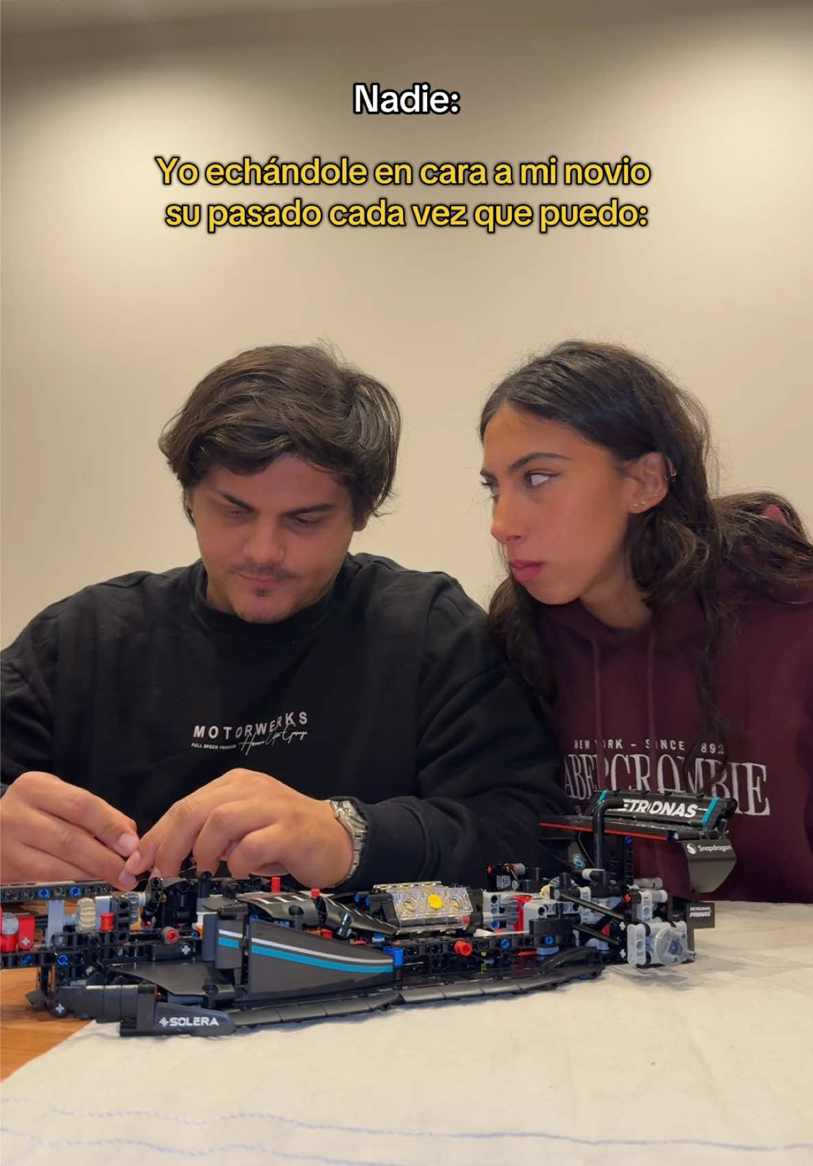 Para que se arrepienta por no esperarme 🙂