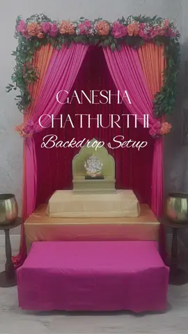 ✨ Built this entire Ganesha Pooja setup from scratch—with PVC pipes, pool noodles, and a whole lot of love ✨ 💛 Every piece you see here—the PVC stand with layered curtains, floral arch, gold jharokha backdrop, and even the pedestal—was part of a DIY process that turned my living room corner into a festive sanctuary 🙏 I usually shy away from bright colors, but this year, I decided to embrace them. It might look elaborate, but it’s doabale and reusable year after year.  A note about the PVC stand - don’t expect it to be as sturdy as metal stand, but it’ll do the job if built right. I love the way this whole setup turned out. Please do let me know your thoughts and also excuse the lighting on the video. The weather has been crappy all week! All that’s left now is to add all the Pooja decor and perform the Pooja. All of the decor setup items are available on my Amazon storefront and the  to it is available in my bio Ganesha Chathurthi | Ganesh Pooja | Ganesh Chathurthi | Ganesha Festival | Indian Festival |Indian DIY | Indian Decor | DIY Decor Project  #ganeshchaturthi #ganeshpooja #poojadecor #diyhomedecorl #ganpatidecor       @Amazon Home 