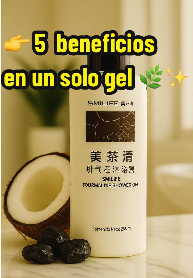 ✨ Descubre el poder de la turmalina en tu rutina diaria ✨ El Gel de Ducha SMILIFE con Turmalina limpia, refresca y deja tu piel suave, mientras disfrutas de una experiencia única de bienestar 🌿. Ideal para quienes buscan una higiene profunda con un toque natural y diferente 🌸. #Turmalina  #CuidadoPersonal  #PielFresca  #hwg  #emprendimiento 