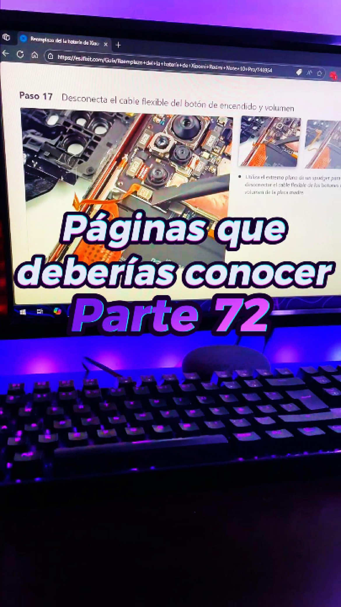 Páginas web que deberías conocer (parte 72) Aprende cómo reparar casi cualquier dispositivo! ¡Visita el enlace en mí perfil para descubrir más en ladinoit.com! 🌐 . . . #ladinoit #ladino #paginasweb 