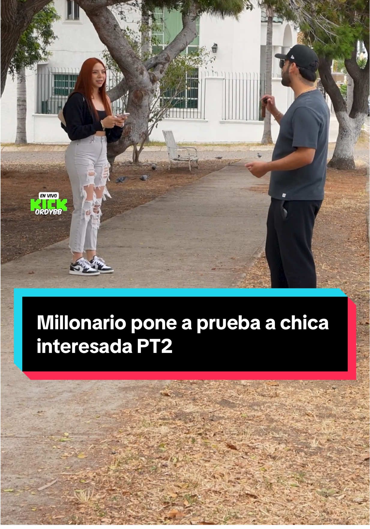 Millonario pone a prueba a chica interesada PT2 #ordy #kick 