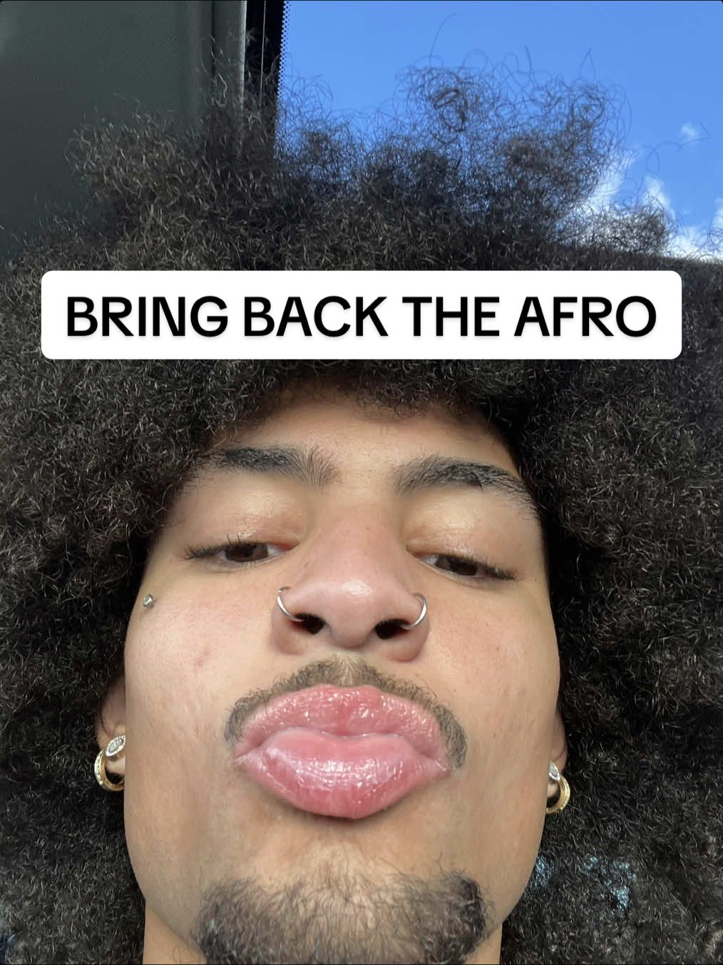 BRING BACK THE FRO #hair #mlm #blackhair #curlyhair 