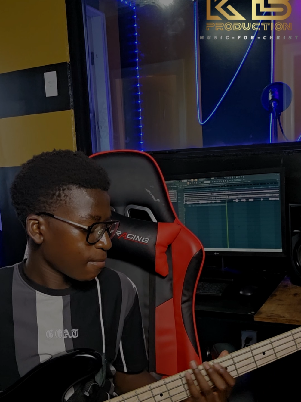 Kama Tai by @agapegospelband | bass cover || KBPRODUCTION  #basscover #fyp #musicforchrist #kbproduction 