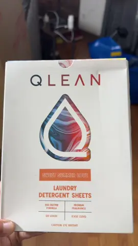 QLEAN Laundry Detergent Sheets – Sweet Summer Love 🌸 ✔ Bio-enzyme formula for a deep clean ✔ Premium fragrance that lasts ✔ 120 loads in one compact box ✔ Mess-free & eco-friendly alternative to liquid jugs ✔ Perfect for home, travel, and dorm life #fyp #clean #tiktokshop 