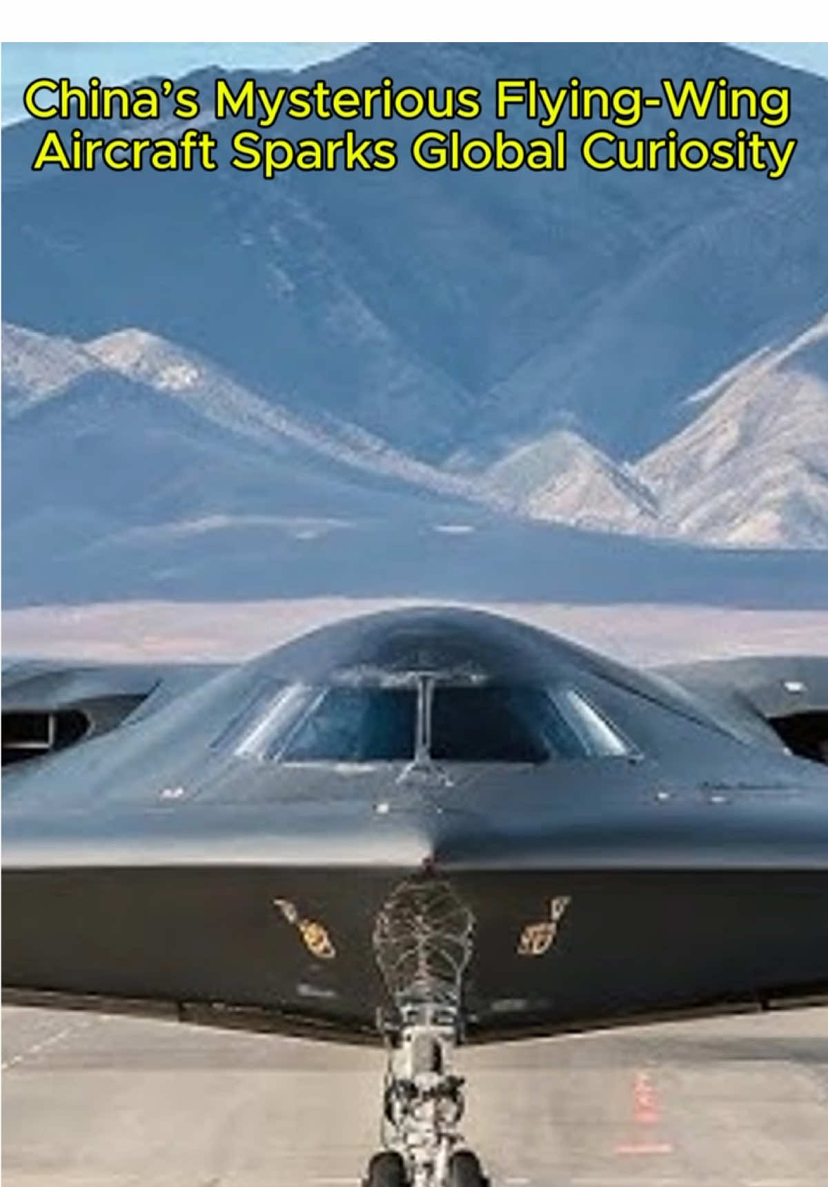 China’s Mysterious Flying-Wing Aircraft Sparks Global Curiosity #aerospace #stealthtechnology #flyingwing #futureaviation   #aircraftdesign