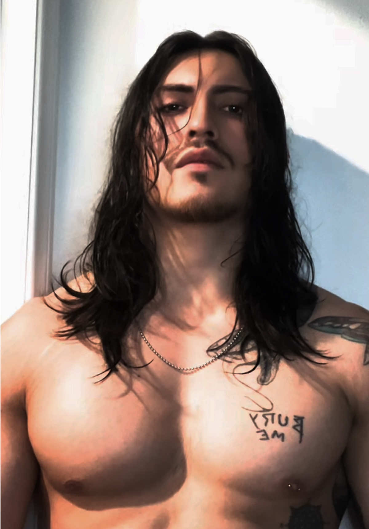 ⛓️‍💥 🤨⛓️‍💥 #alttiktok #longhairmen #hairtok 
