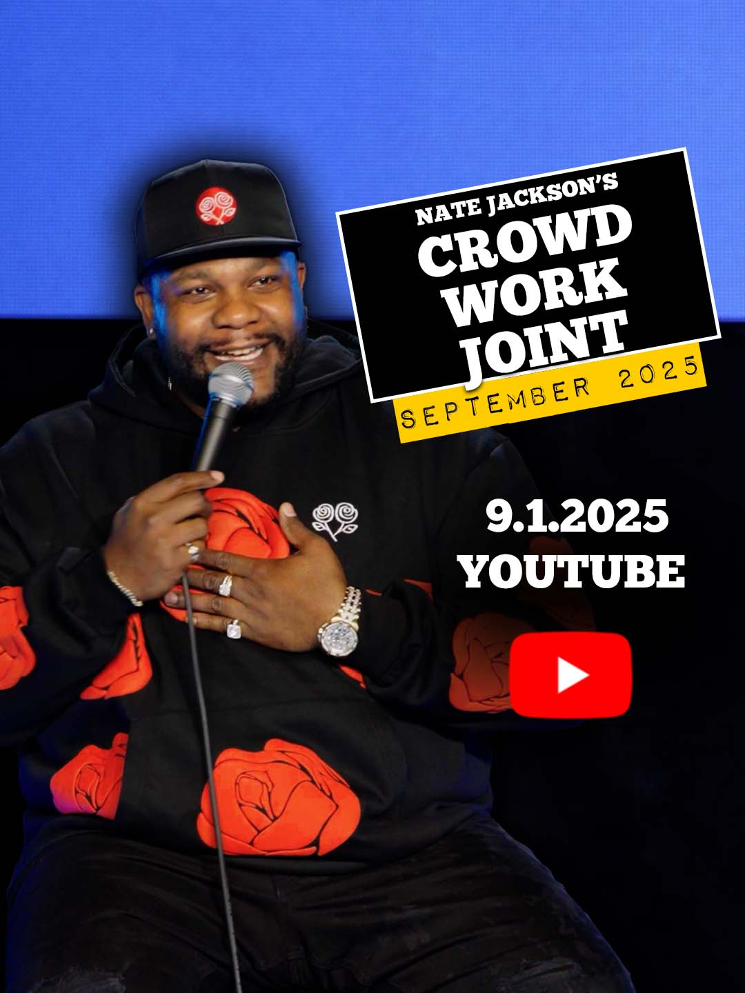 My Monthly Crowd Work Joints ARE BACKKKKKKK!!! And this one is CRAZY!!! It Drops Labor Day September 1st at Midnight, set your alerts it's GOING DOWN! #FYP #Comedy #Standupcomedy #Funny BIG DOG TOUR TICKETS🔥 Natejacksoncomedy.Com/tour-dates Big Dog Tour Starts This September! Tickets on sale NOW! 🦴 Pittsburgh, PA Byham Theater SEPT 18 🦴 Dayton, OH Victoria Theatre SEPT 19 🦴 Akron, OH Akron Civic Theatre SEPT 20 🦴 Jacksonville, FL Florida Theatre SEPT 26 🦴 Fort Myers, FL Barbara B Mann Performing Arts Hall SEPT 27 🦴 Ft Lauderdale, FL The Parker SEPT 28 🦴 Milwaukee, WI Pabst Theater OCT 2 🦴 Waukee, IA Vibrant Music Hall OCT 3 🦴 Omaha, NE Steelhouse Omaha OCT 4 🦴 Kansas City, MO Music Hall Kansas City OCT 10 🦴 Huntington, NY The Paramount OCT 16 🦴 New Haven, CT Shubert Performing Arts Center OCT 17 🦴 Virginia Beach, VA The Dome at Virginia Beach OCT 25 🦴 Salt Lake City, UT Kingsbury Hall NOV 7 🦴 Salem, OR Elsinore Theatre NOV 8 🦴 Irving, TX The Pavilion at Toyota Music Factory NOV 15 🦴 New Orleans, LA Orpheus Theater NOV 16 🦴 Wheatland, CA Hard Rock Live NOV 22 🦴 Santa Rosa, CA Luther Burbank Center for the Arts NOV 23 🦴 San Diego, CA San Diego Civic Theatre NOV 29 🦴 Chattanooga, TN Walker Theatre DEC 4 🦴 Knoxville, TN Tennessee Theatre DEC 5 🦴 Knoxville, TN Tennessee Theatre DEC 5 🦴 Auckland, NZ ASB Waterfront Theatre DEC 8 🦴 Sydney, AUS Factory Theatre DEC 11 🦴 Melbourne, AUS The Capitol DEC 13 🦴 Brisbane, AUS Brisbane Powerhouse DEC 16 🦴 Perth, AUS The Reachabite DEC 17