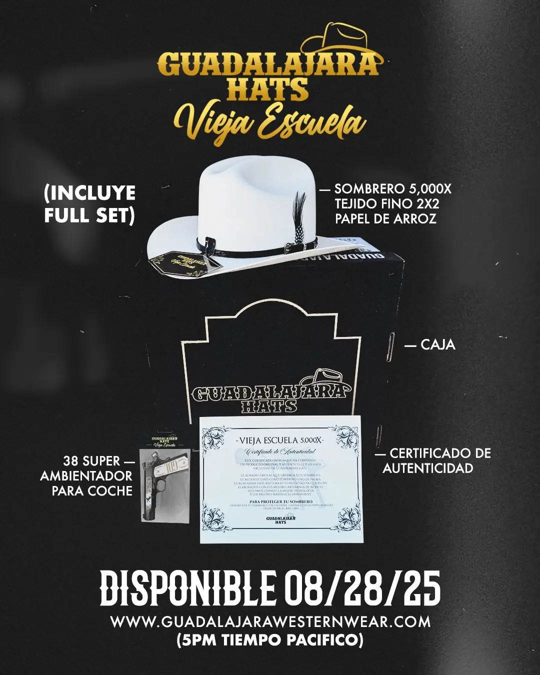 Un sombrero fino, que debes de tenerlo en tu colección 🫡 #guadalajarahats #gdlhats #guadalajarawesternwear #sombrerosgdl #GDLHATS 