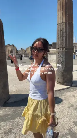 Putting my AP knowledge to use 10 years later #apexam #apworldhistory #apexams #pompei #pompeiiruins 