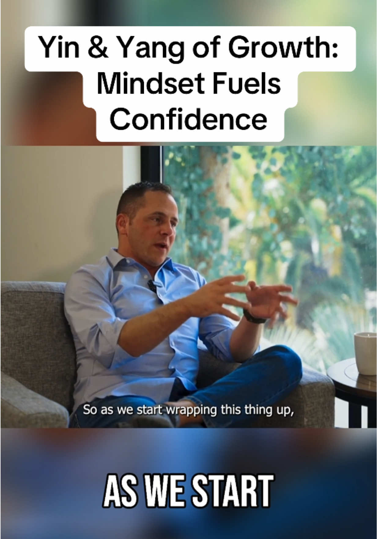 Borrowed confidence fades; built confidence sticks. #confident #confidence #marczellklein #chasehughes 
