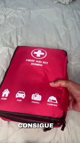 Un botiquín completo con todo lo necesario por si se ofrece una emergencia en la casa en el trabajo o donde te encuentres trae 320 piezas tiene todo lo que necesario para una emergencia #primerosauxilios #emergencias #botiquin #dealsforyoudays #tiktokshopcybermonday 