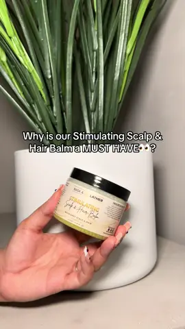 Your scalp been looking for a new BESTIE👀 ? Say less. Our Stimulating Scalp & Hair Balm = instant relief + stronger, shinier hair. #scalpcare #healthyhairjourney #baskandlatherco #FYP #viralproduct 